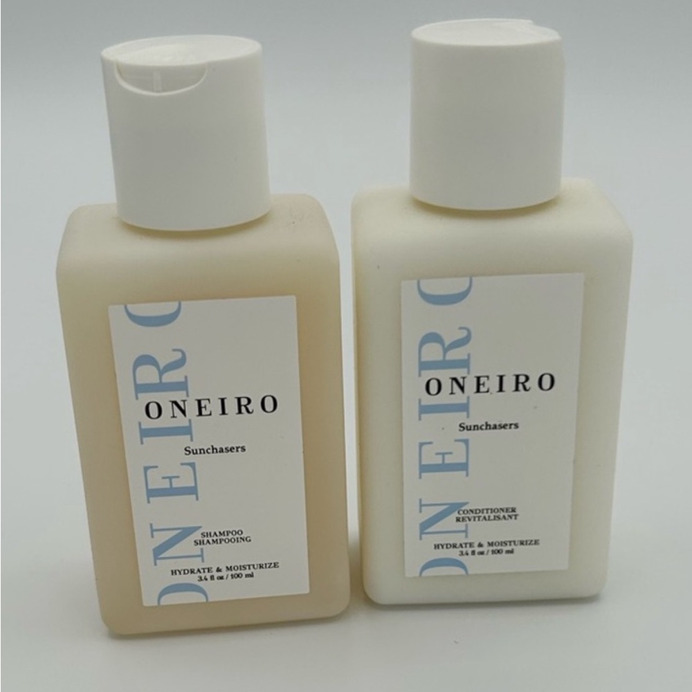 Oneiro Sunchasers Travel Shampoo and Condition Set Cruelty Free 3.4 FL OZ NEW - Picture 2 of 4